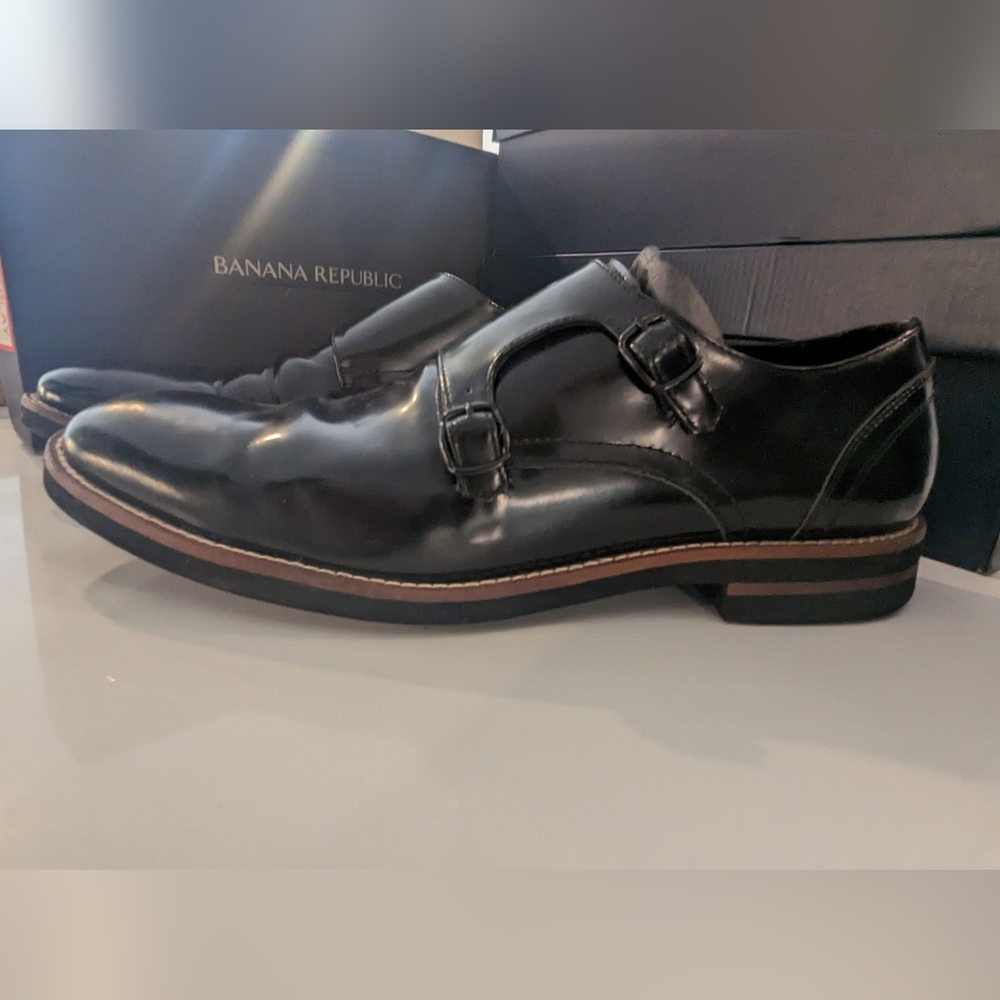 Banana Republic Leather Dress Shoes Men's SZ 9.5